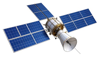 Communication Satellite in Space.