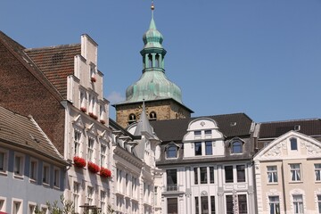 Blick in die Altstadt von Recklinghausen im Ruhrgebiet
