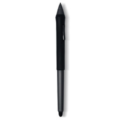 A sleek black stylus pen designed for digital devices, featuring a smooth tip for precise writing...