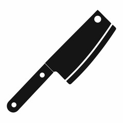 knife on a white background