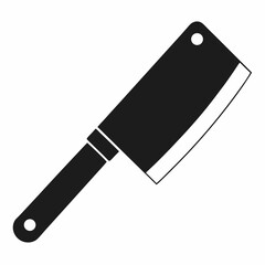 kitchen knife isolated on white background