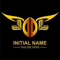 OO Golden Wing Emblem Logo