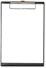 A blank clipboard ready for notes or documents.