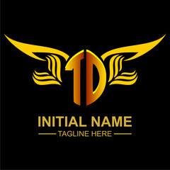 TO Golden Wing Emblem Logo
