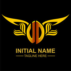 UO Golden Wing Emblem Logo