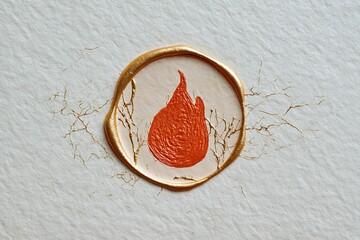 stamp background in the colorful solid background having great legacy with funny background 