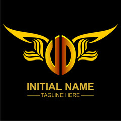 VO Golden Wing Emblem Logo