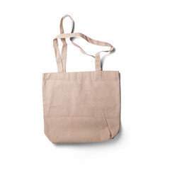 A simple, beige tote bag with two handles, ideal for shopping or carrying personal items.