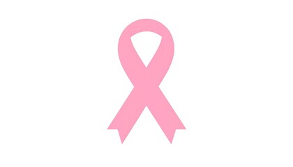 Pink Ribbon Awareness Symbol.