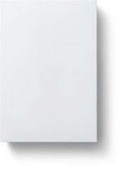 A plain white surface, possibly a blank sheet or board, suggesting a clean slate for creativity or presentation.