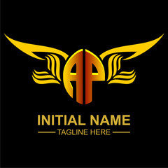 AP Golden Wing Emblem Logo