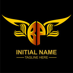 BP Golden Wing Emblem Logo