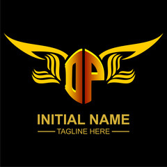 DP Golden Wing Emblem Logo