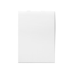 A blank white sheet of paper, useful for notes, drawings, or printing.