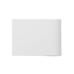 A blank, white rectangular surface, possibly a piece of paper or a card, suggesting minimalism and versatility.