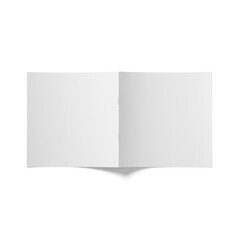 A blank open book or notebook, ready for notes, sketches, or creative ideas.