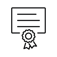 License icon stock illustration