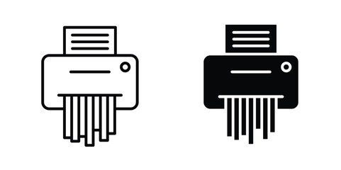 Paper shredder icon
