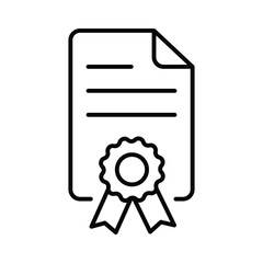 License icon stock illustration