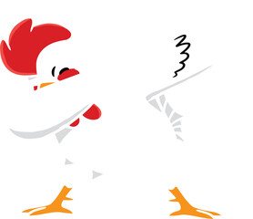 Colorful rooster illustration, farm animal graphic, vibrant poultry design, stylized chicken vector, rural nature artwork, decorative bird icon, countryside element, festive livestock symbol