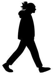 silhouette of a man