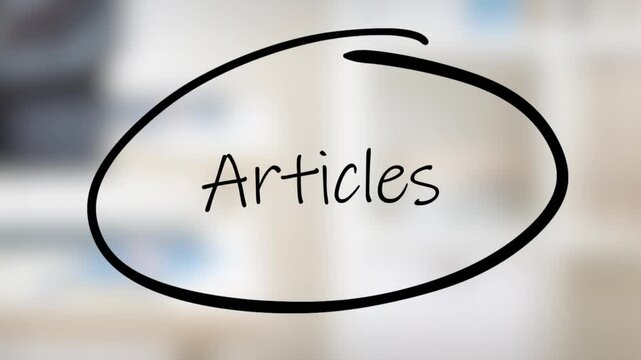 Articles Handwriting using black marker on glass