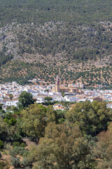 Cadiz, Andalusia, Spain. The Spanish village of Zahara de la Sierra.