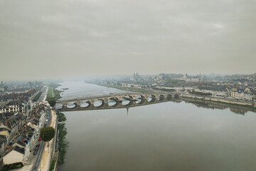 Experience the romantic allure of Loire Valley's architecture and lush landscapes with a breathtaking aerial view