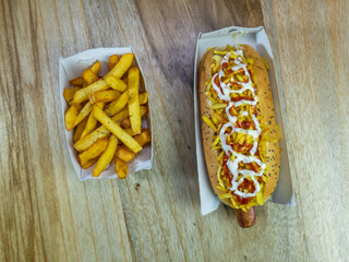fried chicken breast with mustard