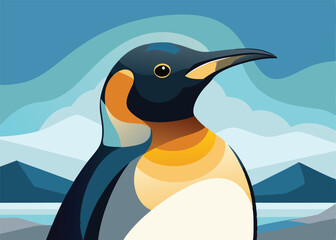 penguin on the beach