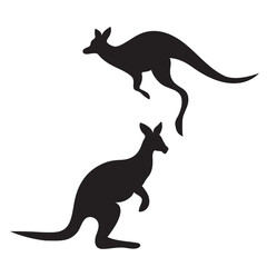 kangaroo icon illustration isolated vector sign symbol