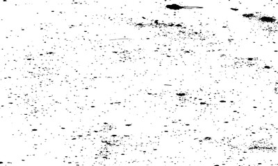 Fototapeta premium Grunge dust texture on clean white background, scattered speckles, grainy particles, vintage film effect, distressed overlay, subtle noise, high contrast, abstract dirty texture.