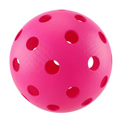 Vibrant Pink Pickleball - A Close-Up on Sports Equipment Design