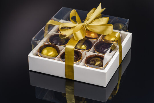 fruit berry tea in transparent balls and heart.