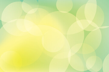 Abstract green background with bokeh