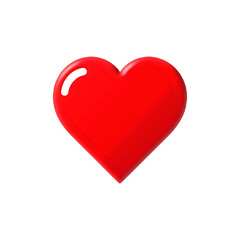 Vibrant Red Heart Symbol: Perfect for Love, Romance, and Valentine's Day Designs