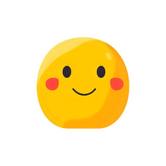 Happy Emoji:  Smiling Face with Rosy Cheeks