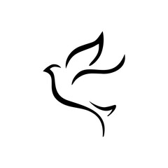 dove abstract logo
