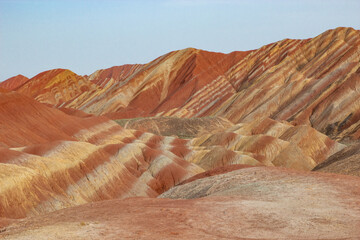 canyon Danxia landform, Gansu, Zhangye