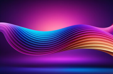Colour Wooden Spiral Abstract Background
