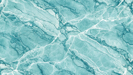 A serene and elegant teal marble stone texture background with intricate white veining, creating a beautiful and abstract natural pattern. Ideal for luxurious designs and sophisticated aesthetics.