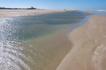 Paradisiacal beach in northeastern Brazil