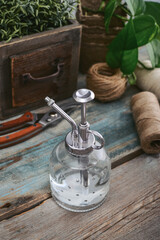 Vintage style spray bottle for plants