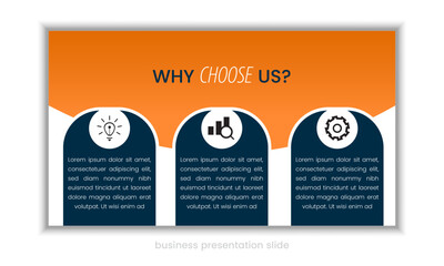 Professional business PowerPoint presentation slides template design. Infographic elements template set for web, print, annual report use for modern company profile