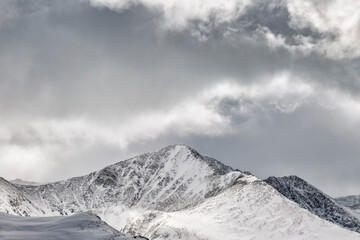USA, Colorado, Summit County, Frisco. Peak in Tenmile Range near Copper Mountain