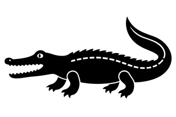 crocodile isolated on white