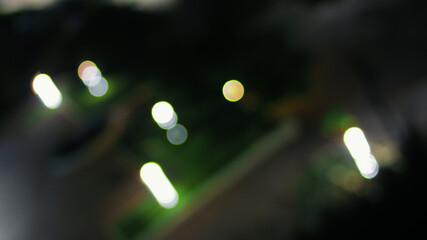 Night photography with intentional blur effect