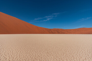 sand dunes in Deadvlei, Namibia