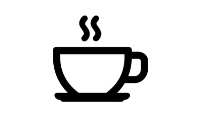 Coffee cup symbol, coffee mug, cafe drink icon, hot coffee, beverage cup, coffee shop, vector illustration, cutout coffee cup, aromatic drink, steam cup, espresso cup, cozy morning, cafe culture.