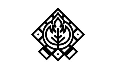 Fire department badge vector illustration, fire emblem icon, firefighter logo design, rescue service symbol, emergency insignia, fireman shield, firefighter vector, safety sign, png.